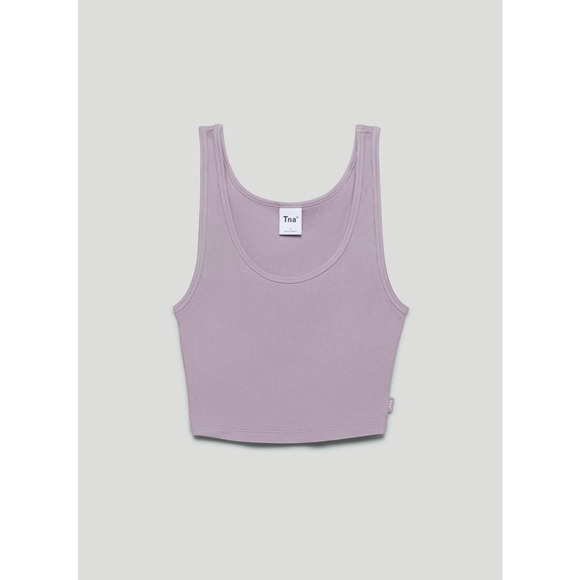 TNA | Tops | Tna Aritzia Ribbed Cropped Tank Lavender Small | Poshmark